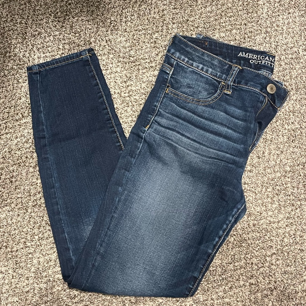 High Rise Super Stretch Jeans | Size 8